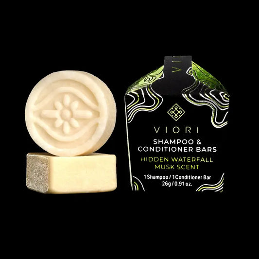 Viori Beauty Travel Size Hidden Waterfall Shampoo & Conditioner Set