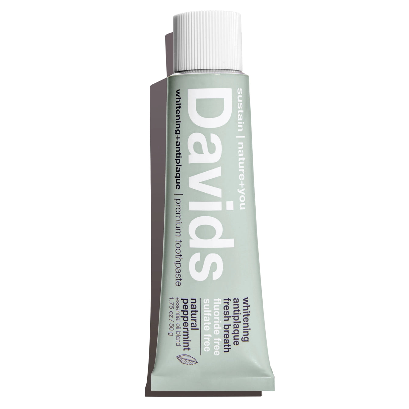 Davids Natural Toothpaste - Peppermint (Travel)