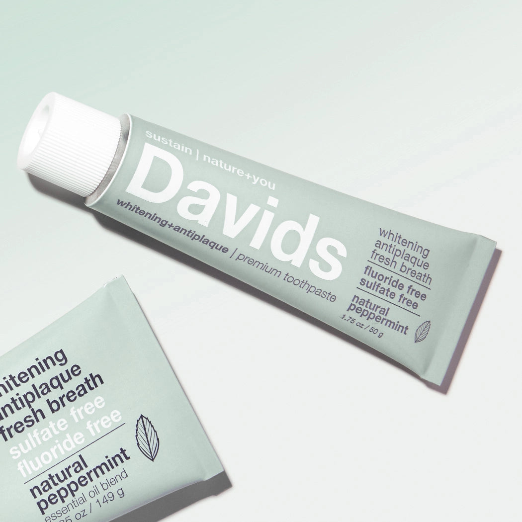 Davids Natural Toothpaste - Peppermint (Travel)