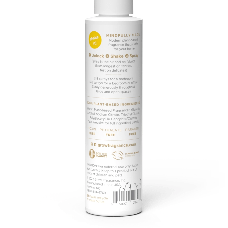 Grow Fragrance Air and Fabric Freshener