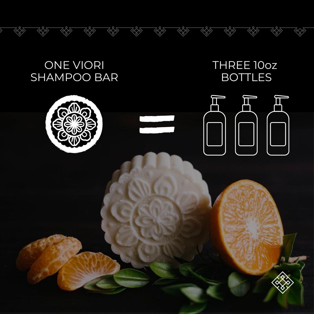Viori Beauty Rice Water Shampoo Bar Citrus Yao™ Citrus Scent