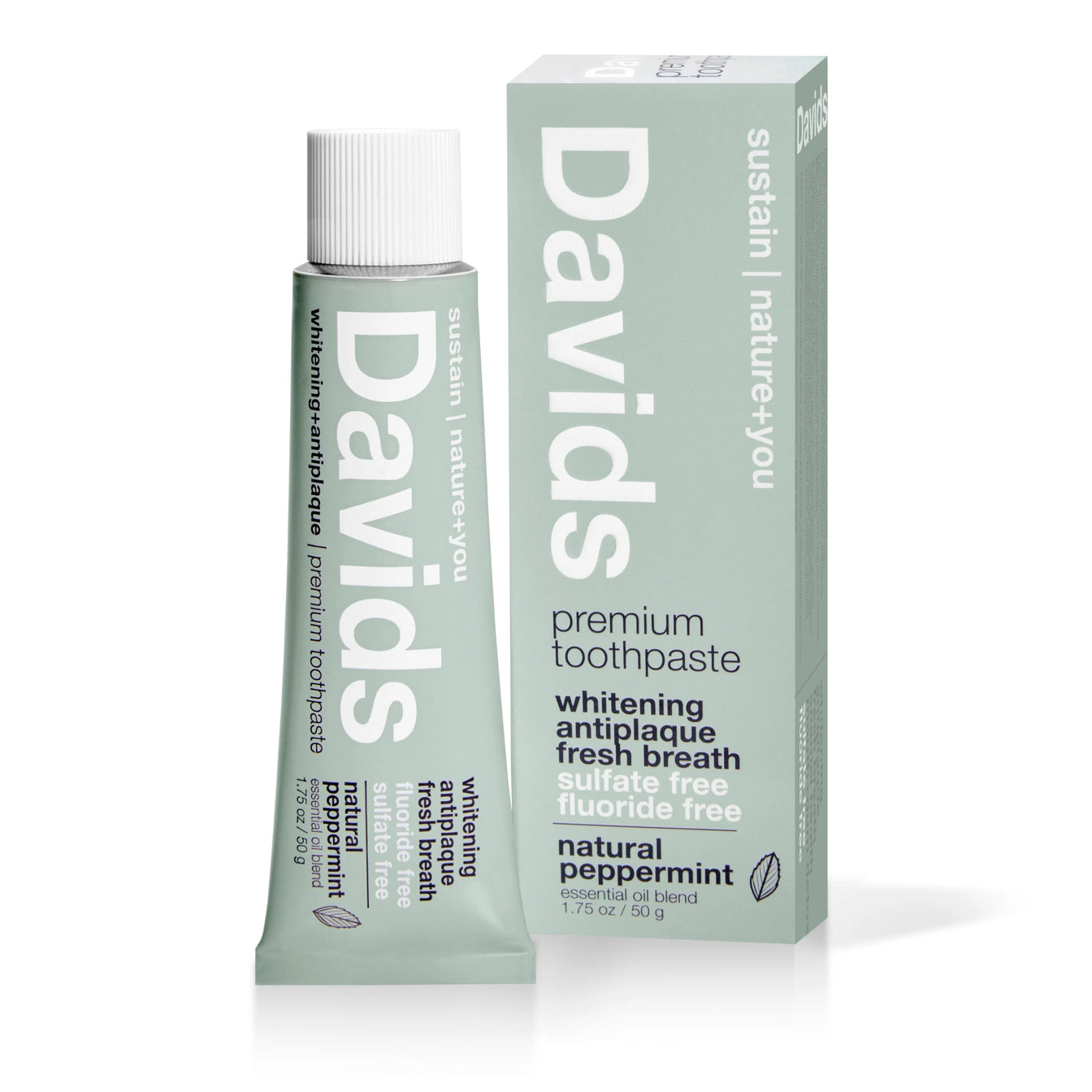 Davids Natural Toothpaste - Peppermint (Travel)