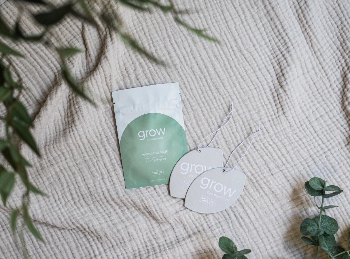 Grow Fragrance Natural Car Freshener