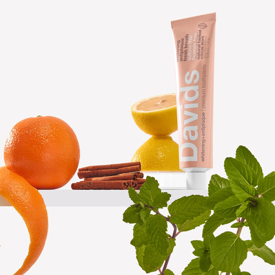 Davids Natural Toothpaste - Herbal Citrus Peppermint