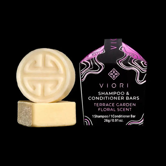 Viori Beauty Travel Size Terrace Garden Shampoo & Conditioner Set