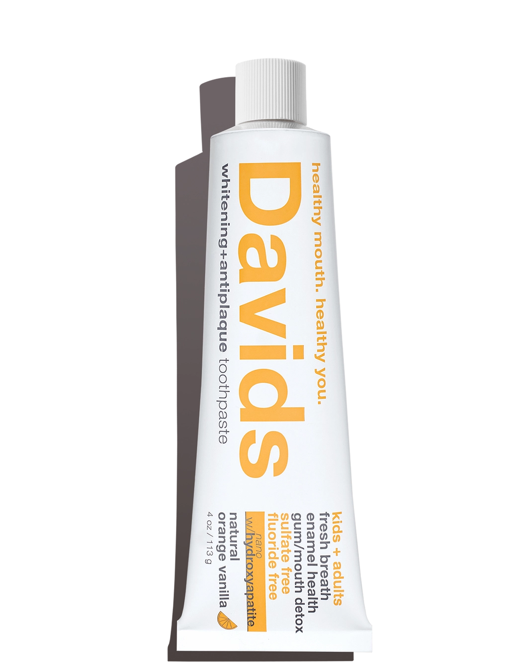 Davids Natural Toothpaste - Orange Vanilla