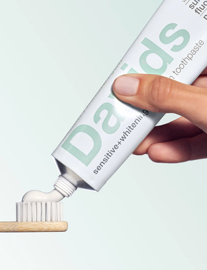 Davids Natural Sensitive + Whitening Toothpaste - Peppermint