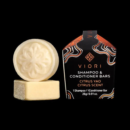 Viori Beauty Travel Size Citrus Yao Shampoo & Conditioner Set