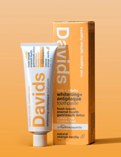 Davids Natural Toothpaste - Orange Vanilla