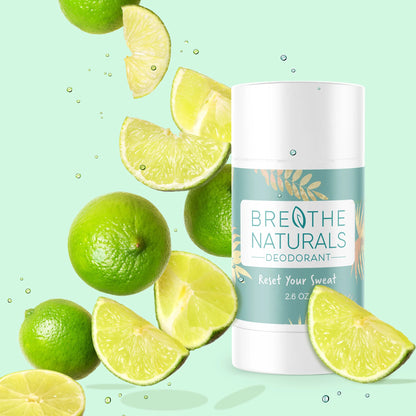 Breathe Naturals Bergamot Lime Deodorant