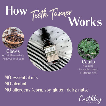 Earthley Teeth Tamer - Natural Teething Relief